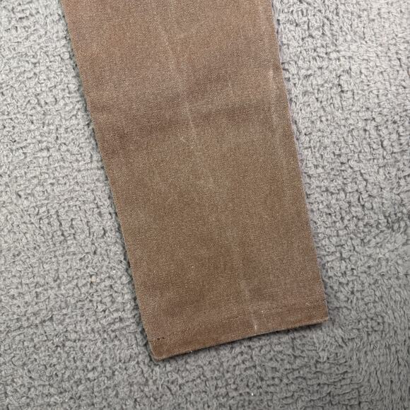 Taylor Stitch The Chore Pants Mens 28x30 Brown Boss Duck Canvas Double Knee Work - Picture 11 of 16